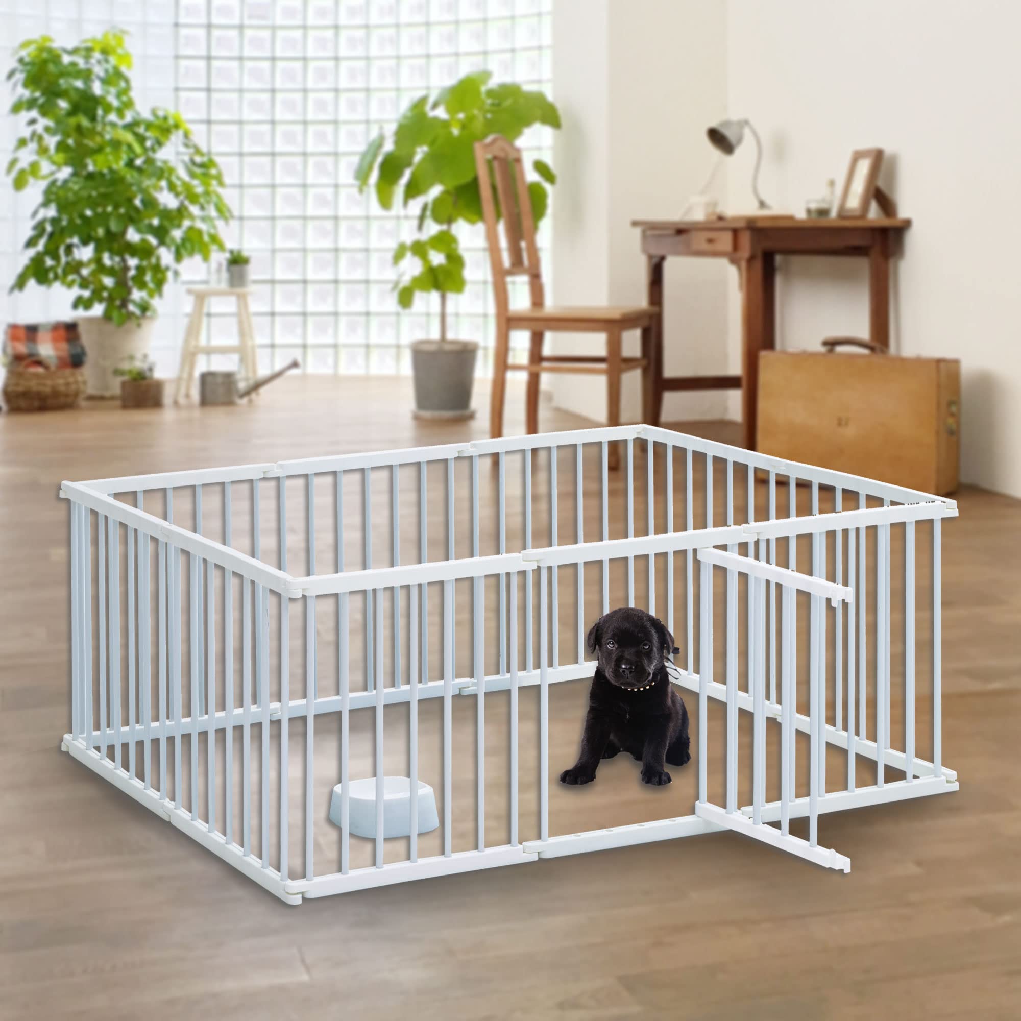 Amazon | youE ペットフェンス ペットサークル ペットケージ 高さ 50cm